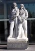 Statue of Alcock and Brown at London (Heathrow) Airport.jpg